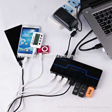 7 Ports USB 3.0 Hub with Power Adapter 6489